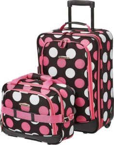 Rockland Fashion Softside Upright Luggage Set – Stylish & Durable Travel Companion