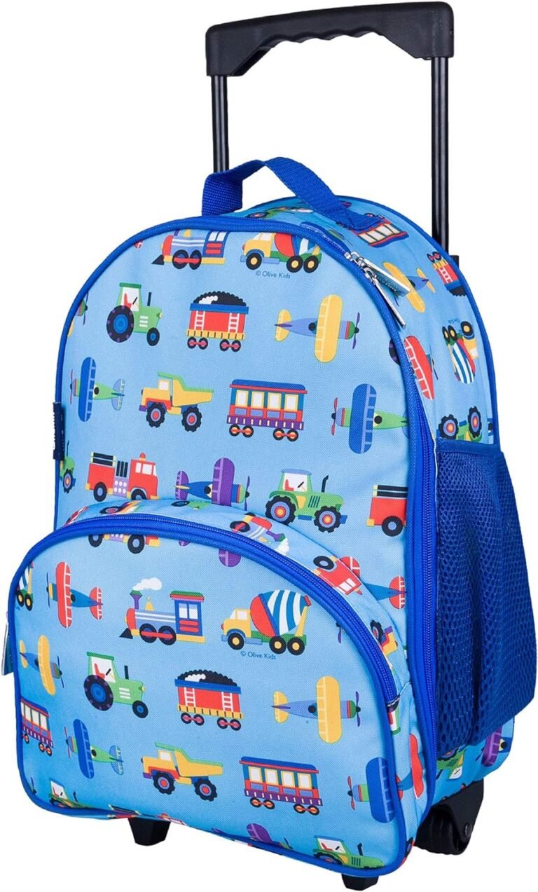 Wildkin Kids Rolling Luggage – Durable & Stylish Travel Companion
