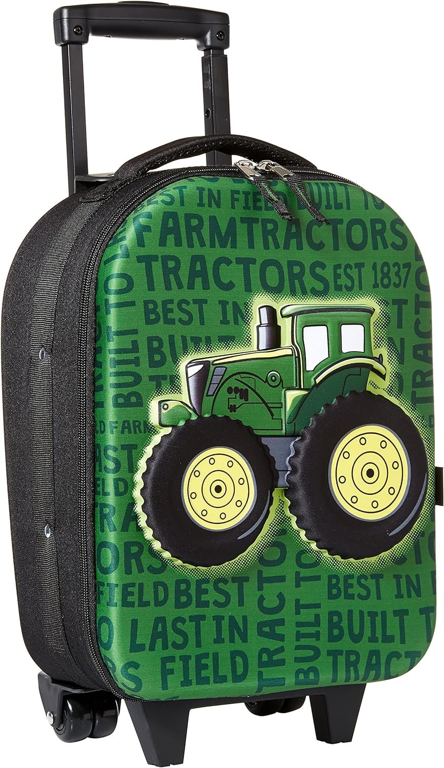 John Deere Boy's Roller Bag, Green, One Size