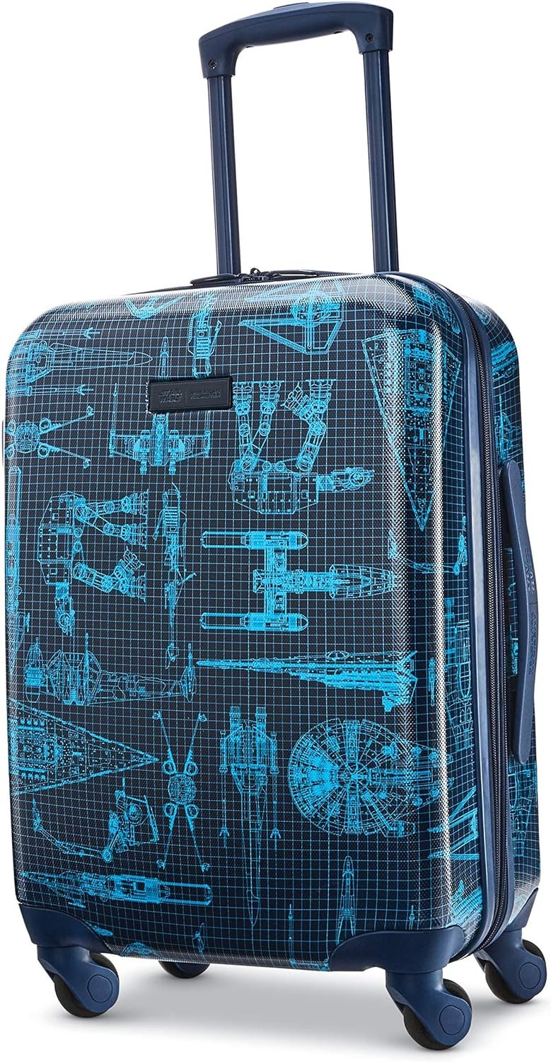American Tourister Star Wars Hardside Spinner Wheel Luggage, Intergalactic, Carry-On 20-Inch
