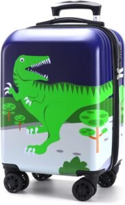 Kids Dinosaur Suitcase with Spinner Wheels – Fun & Functional Travel Companion
