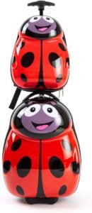 KIDDIETOTES Ladybug Kids Carry-On Luggage Set Review