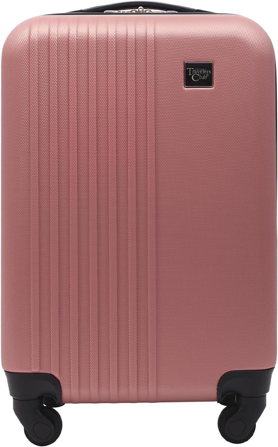 Travelers Club Cosmo Hardside Spinner Luggage, Rose Gold, Carry-On 20-Inch