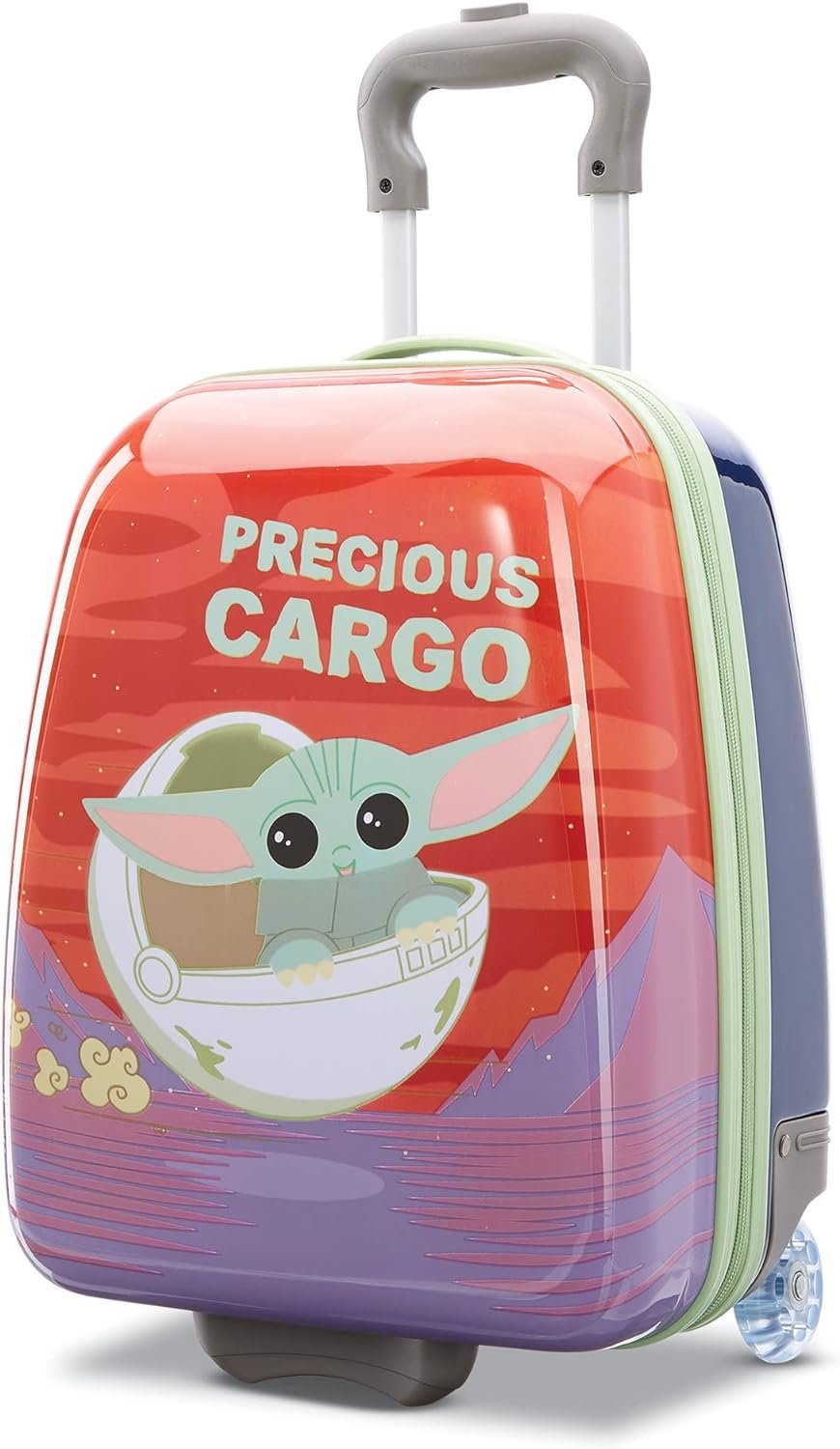 American Tourister Kids' Disney Hardside Upright Luggage, Star Wars The Child, Carry-On 18-Inch