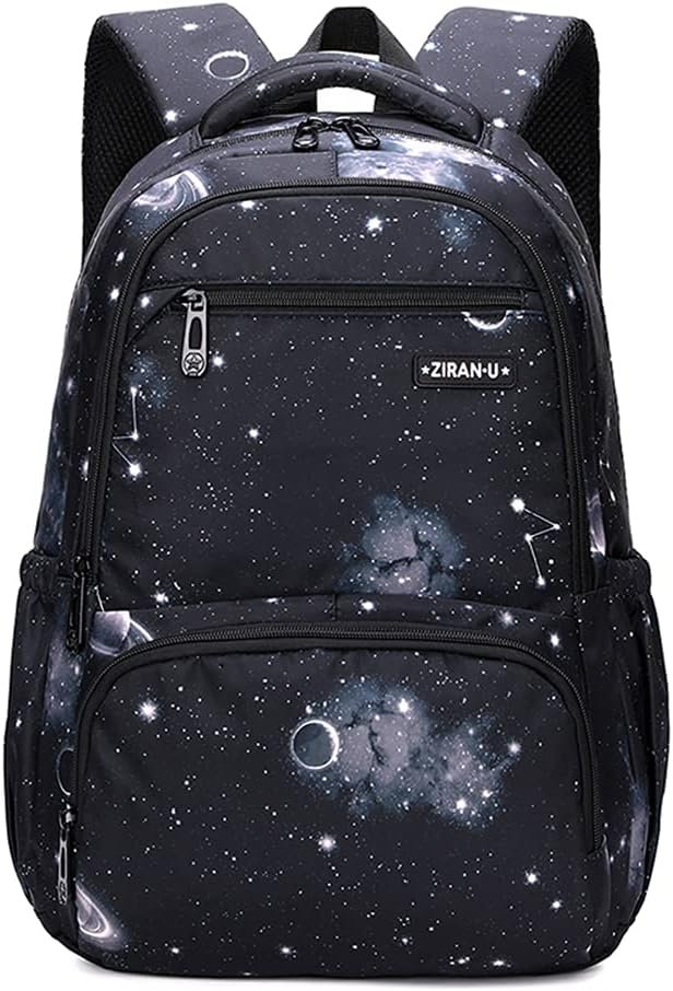 Kids Backpack for Boys Girls Elementary School Backpacks Boys Children Bookbags Primary Kindergarten Backpack Galaxy Black