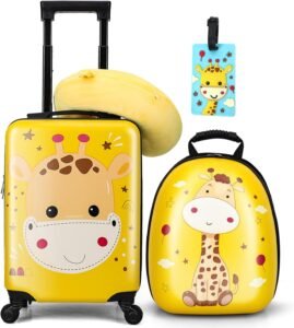 Emissary Kids Giraffe Luggage Set Review – Stylish & Durable Travel Companion