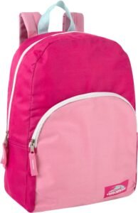 Color Block Backpack: Stylish & Practical School Accessory