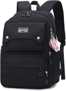 Kids Casual Backpack Solid Color Girls – Stylish & Practical School Bag