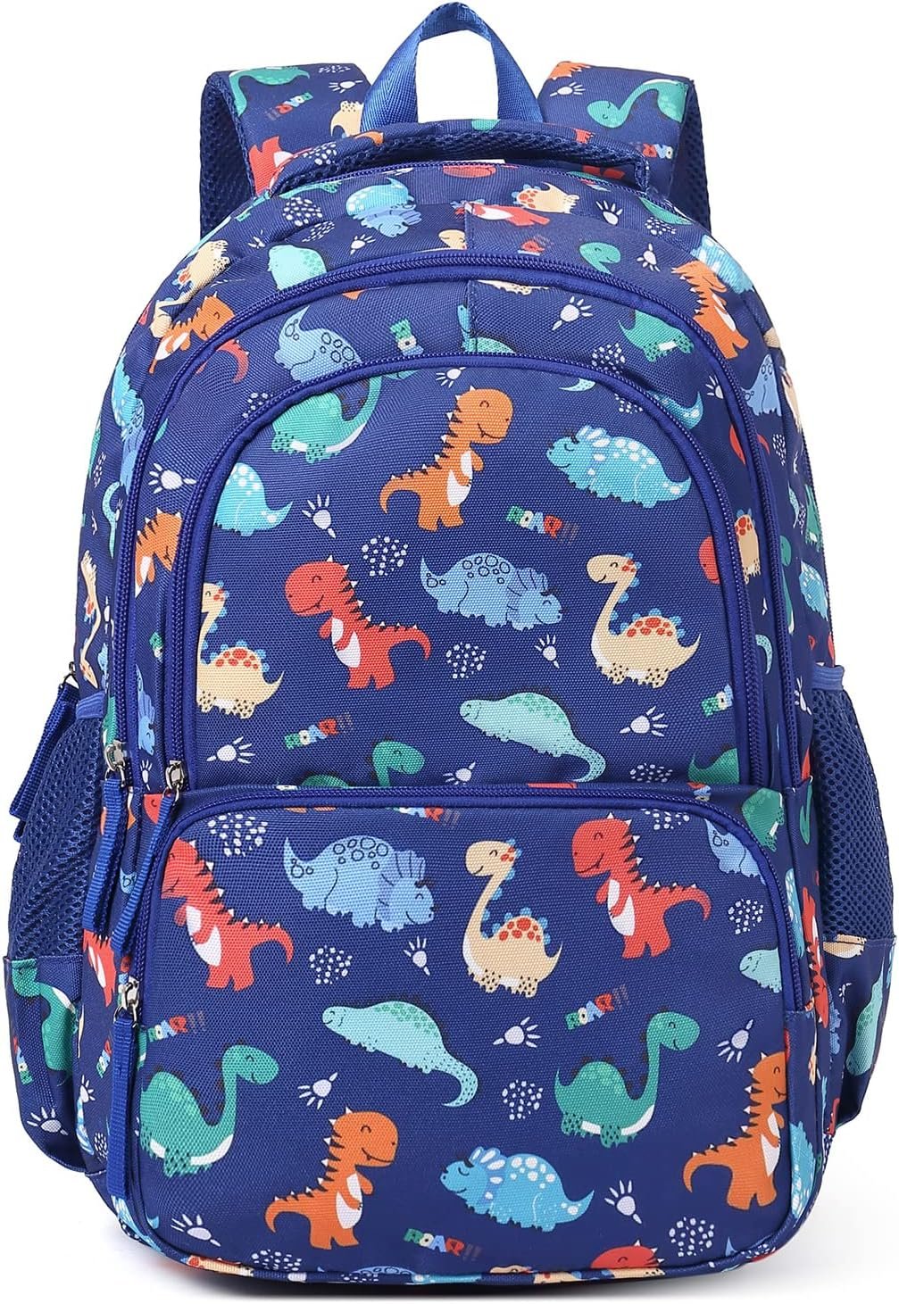 CLUCI Kids Backpack for Boys&Girls Bookbags Preschool Backpack Toddler Daycare School Bag Elementary Kindergarten Lightweight Waterproof Blue Dinosaur