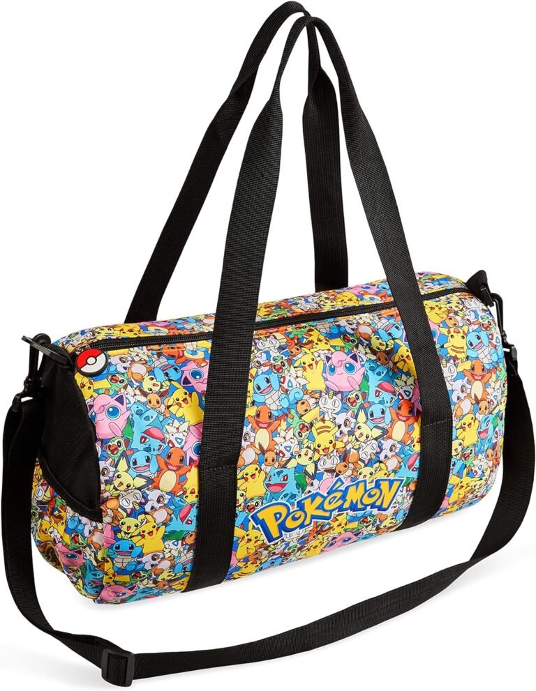 Pokemon Travel Bag for Kids – Stylish Pikachu Duffle Bag | Pokemon Merchandise