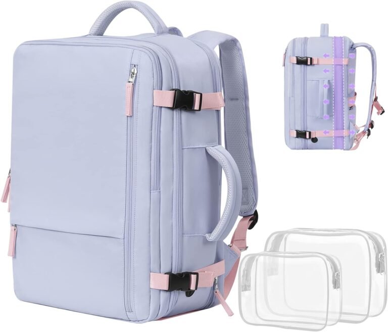 Getravel Purple Travel Backpack – Stylish & Functional Carry-On Bag