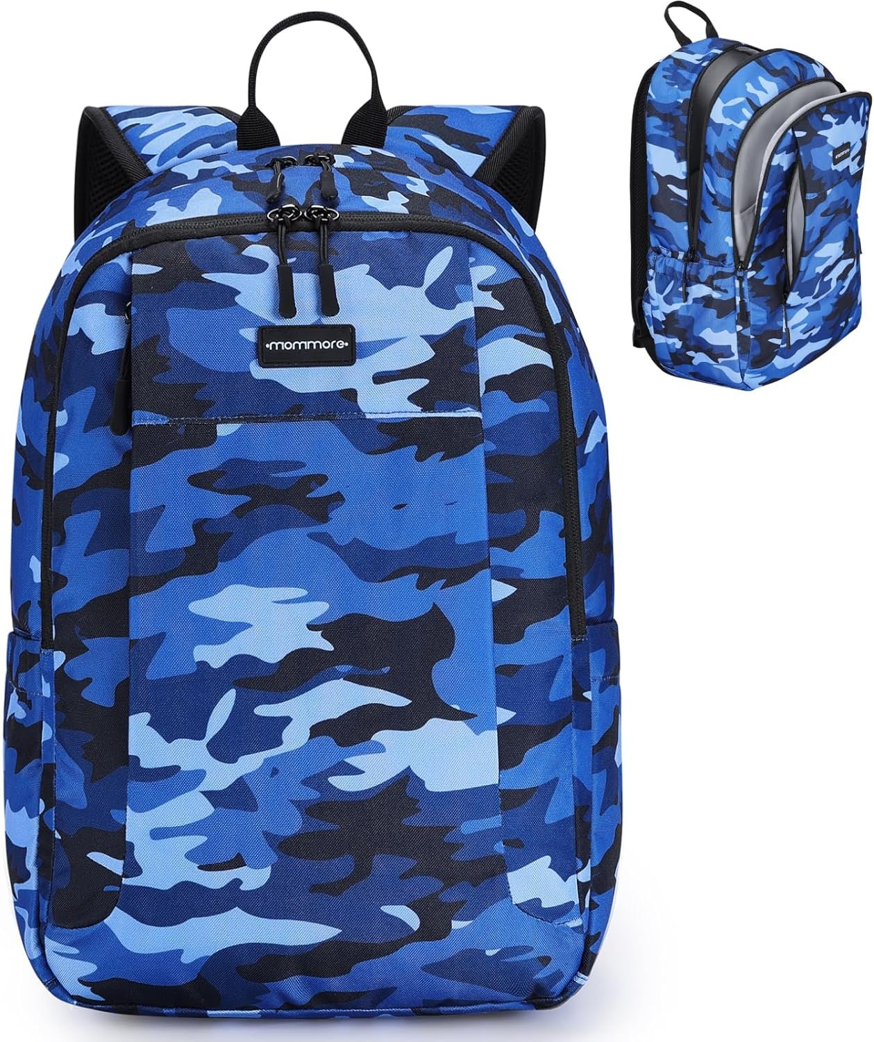 mommore School Backpack for Girls Boys Kids Lightweight Bookbag Elementary School Bag Water-Resistant BookBag