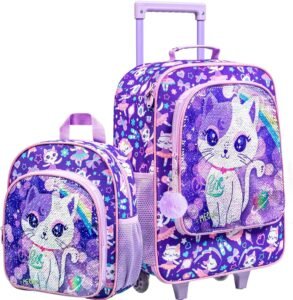 KLFVB Kids Luggage: Fun and Functional Travel Companion for Young Explorers