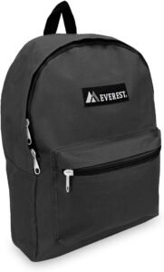 Everest Luggage Basic Backpack, Charcoal Medium Review