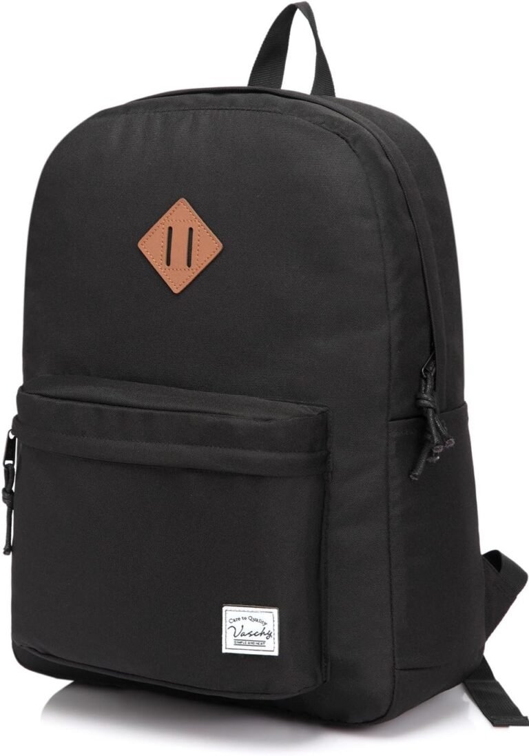 VASCHY Lightweight Backpack for School – Durable, Comfortable, & Spacious
