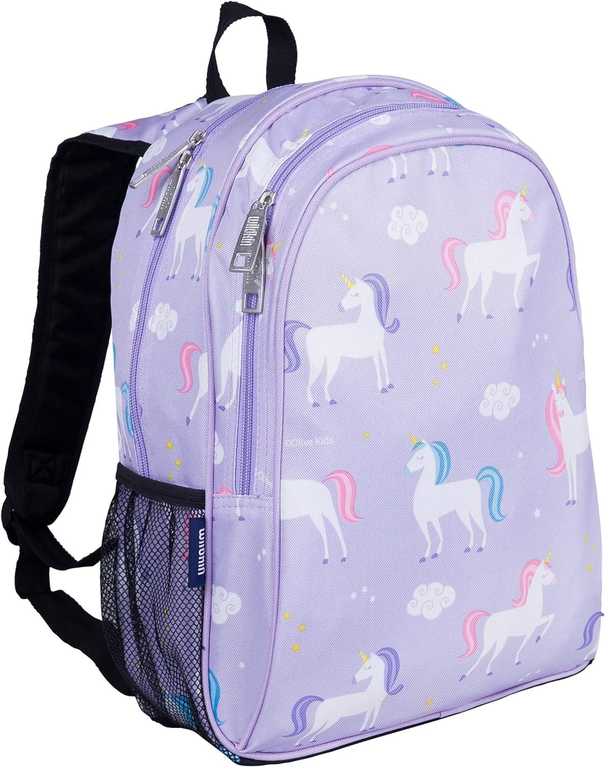 Wildkin 15-Inch Kids Backpack for Boys & Girls, Perfect for Early Elementary Daycare School Travel, Features Padded Back & Adjustable Strap (Unicorn)