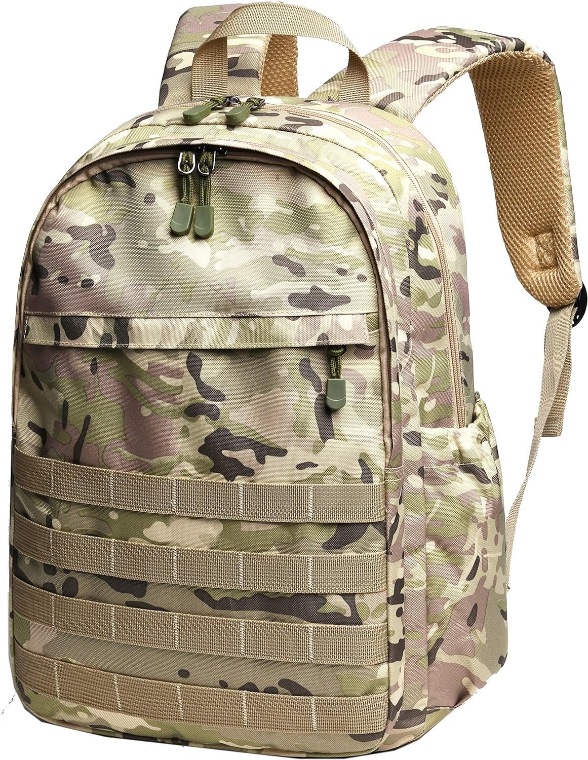 Wraifa Boys Backpack Waterproof Kids School Bag Outdoor Travel Camping Daypack Camo Rucksack (Amy Green, Small) …