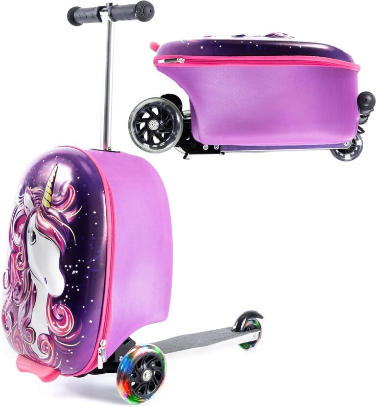 Kiddietotes Ride-On Suitcase Review for Kids Travel