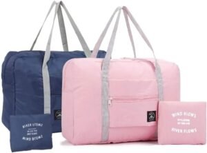 2PCS Foldable Travel Duffel Bag Tote Review: Versatile & Durable