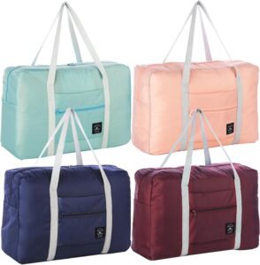 4PCS Foldable Travel Duffel Bag Tote Review – Versatile & Durable Companion