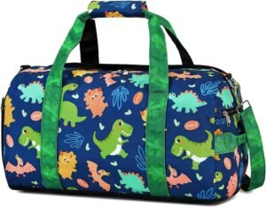 Kids’ Dinosaur Navy Duffle Bag Review – Versatile & Fun Travel Companion