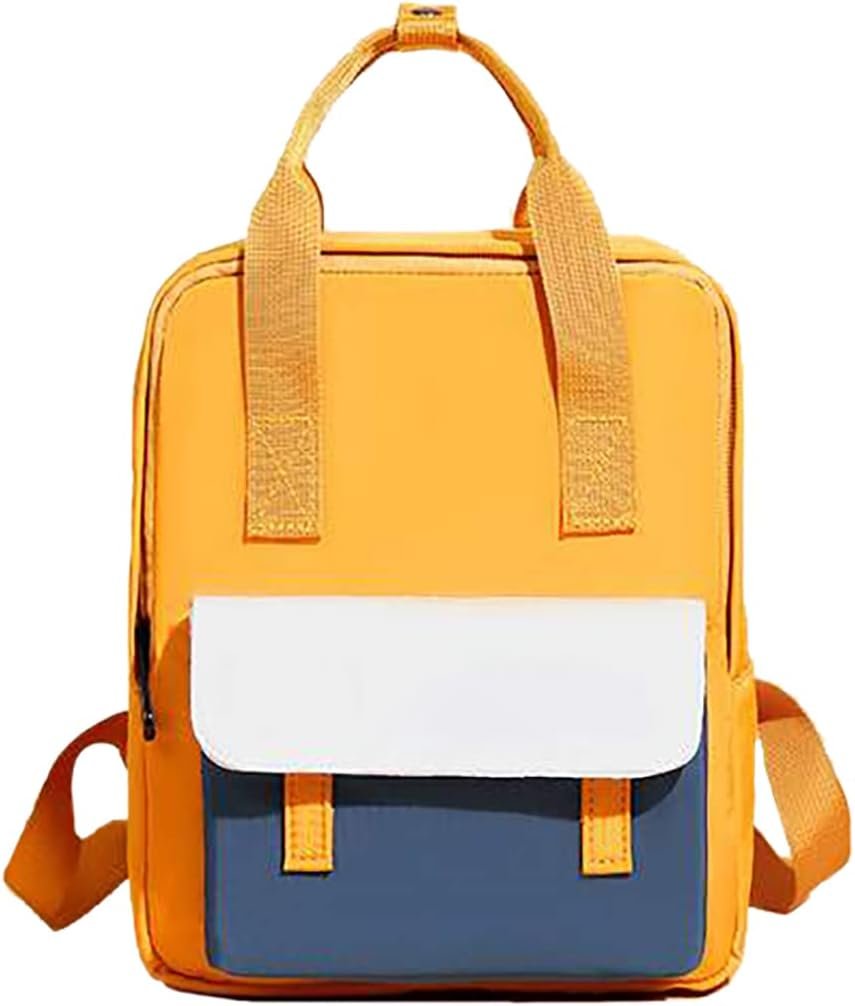 Preschool Backpack Kindergarten Little Toddler School Backpacks for Boys and Girls with portable-(015/Yellow)
