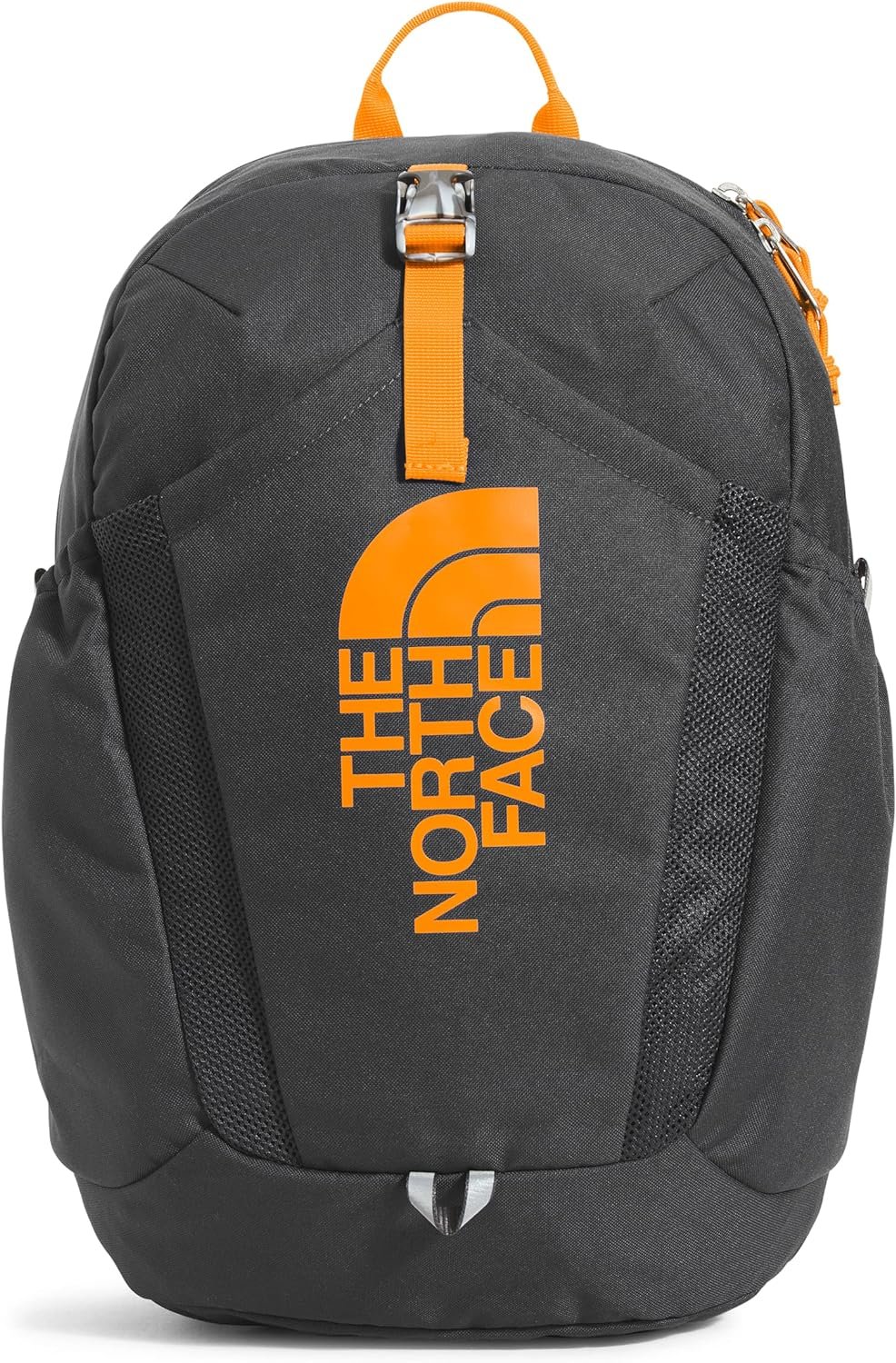 The North Face Youth Mini Recon Daypack, Asphalt Grey/Cone Orange, One Size