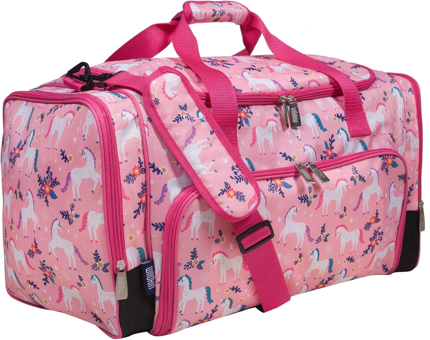 Wildkin Kids Weekender Duffel Bags for Boys & Girls, Perfect for Sleepovers and Travel Duffel Bag for Kids, Carry-On Size & Ideal for School Practice or Weekend Travel Bag