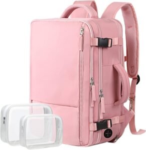 Hanples Women’s Travel Backpack – Stylish & Practical Carry-On