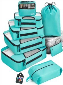 Veken 8 Set Packing Cubes – Effortless Travel Organization