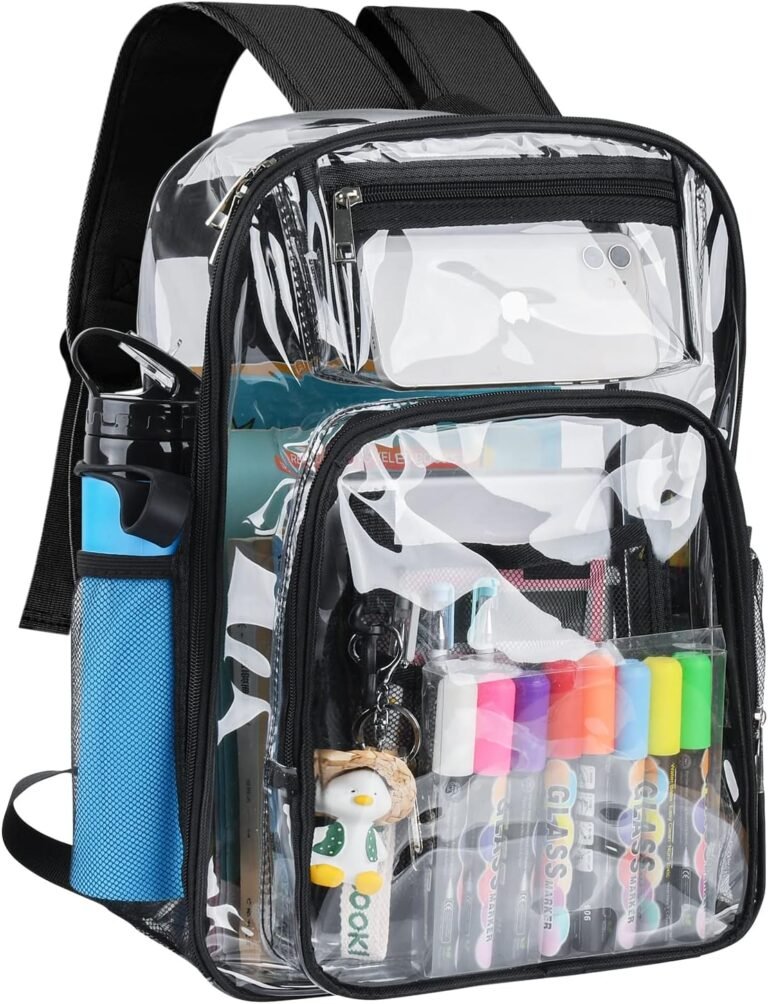 Clear Backpack Review: Durable Transparent Bag for Kids & Adults
