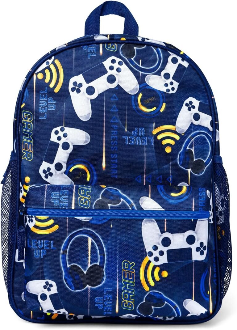 The Children’s Place Kids’ Preschool Elementary Backpack for Boys Girl, Gamer, One Size