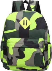 Camo Prints Preschool Kindergarten Backpack: Stylish and Durable for Toddler Boys!