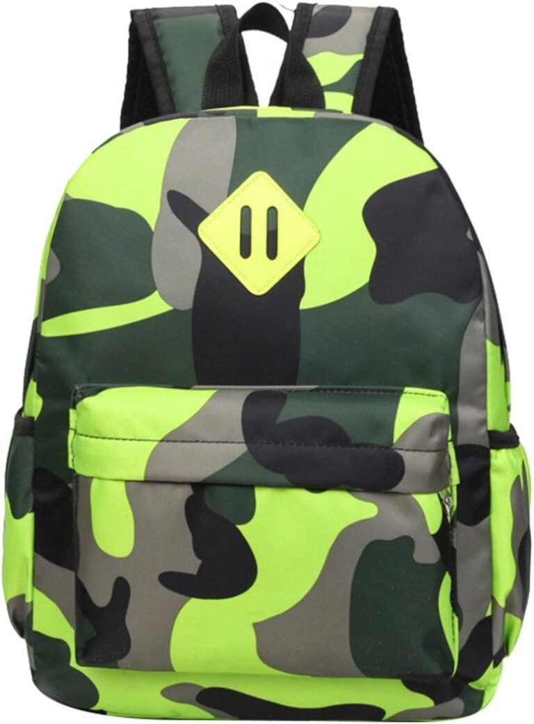 Camo Prints Preschool Kindergarten Backpack: Stylish and Durable for Toddler Boys!