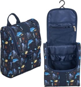 Fun and Functional: Cute Cartoon Hanging Kids Toiletry Bag – Review