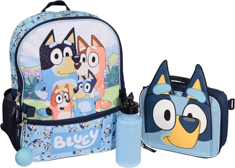 Bluey 4 Piece Backpack Set Review – Practical & Fun for Kids