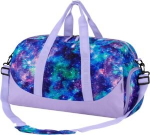 Choco Mocha Kids Duffle Bag – Galaxy-Themed Travel Companion