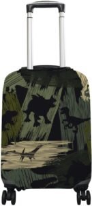 Review: Suitcase Cover Luggage Camouflage Dino Boys | Tiny Traveler Hub
