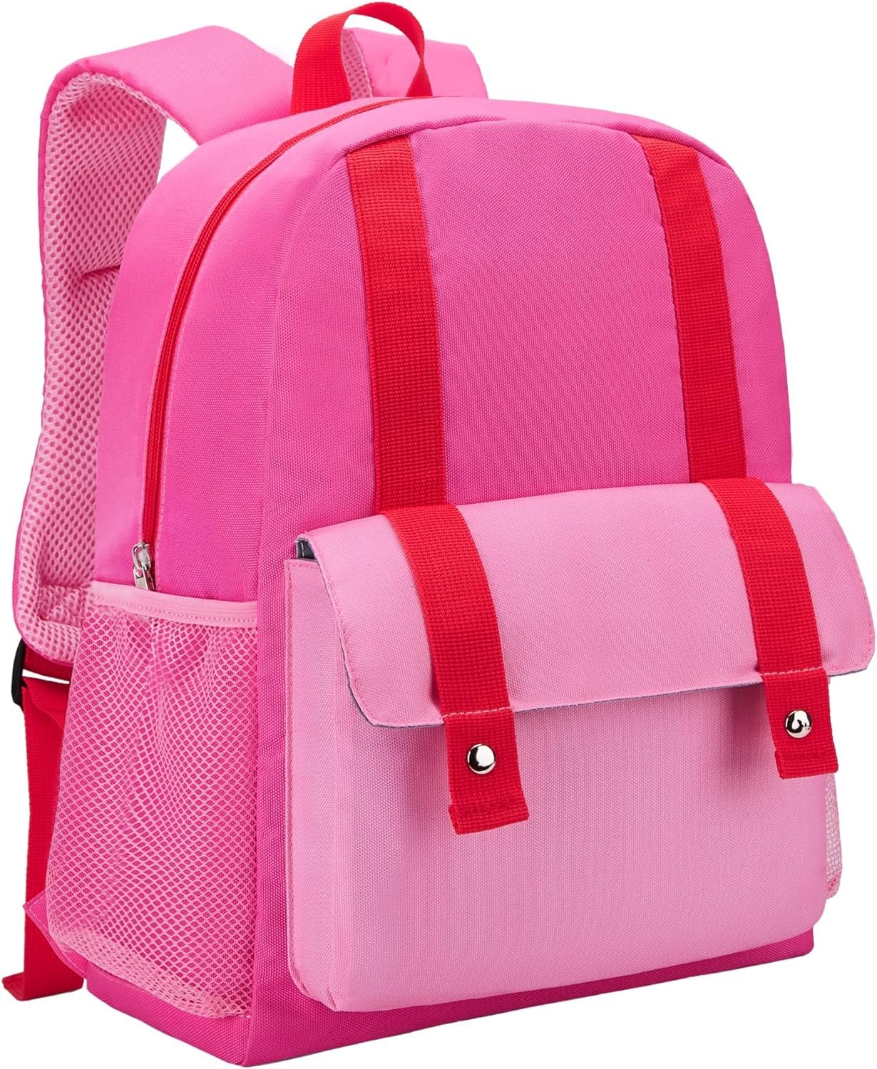 Vorspack Toddler Backpack for Girls Boys - Little Kids Backpack Cute Preschool backpack for Aged 3-8 Small Kindergarten Backpack for School - Pink
