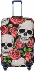 Xiso Ver Skull And Roses Luggage Cover: Stylish & Protective | Review