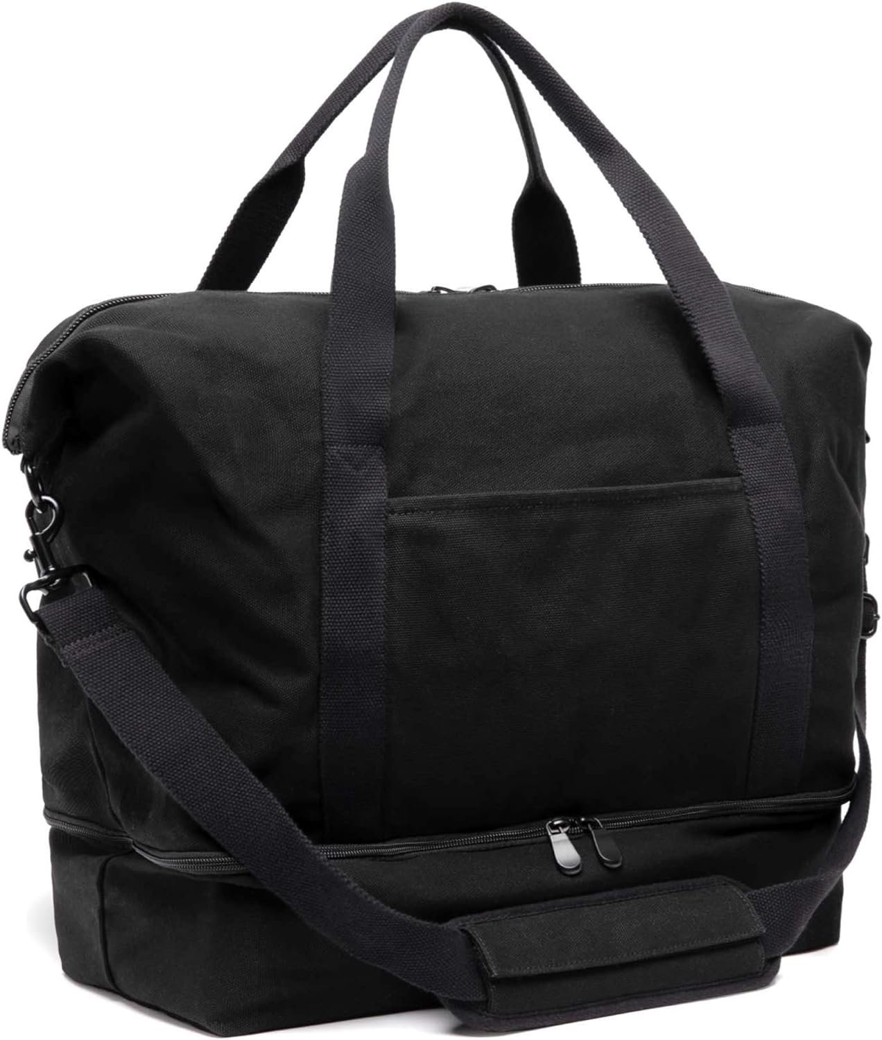 LO & SONS Duffel And Carry On Travel Bag, 49L Large Capacity Canvas Tote For Road Trips, Overnight Hospital Bag With Shoe Compartment, Shoulder Weekender Gym Bags For Women (Catalina Deluxe)