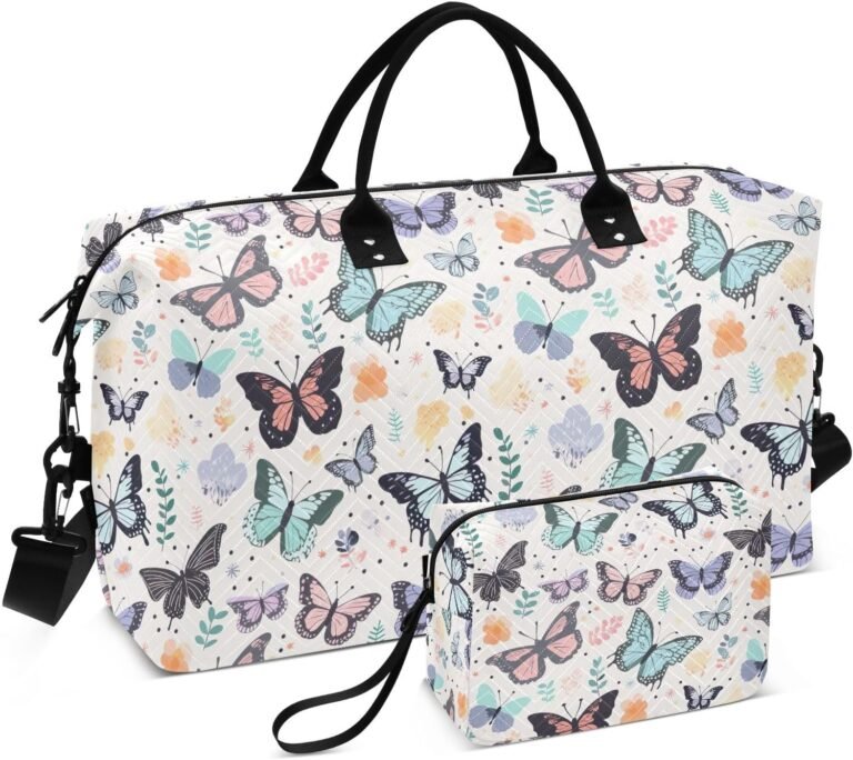 Stylish Butterfly Travel Duffel Bags Review – Tiny Traveler Hub