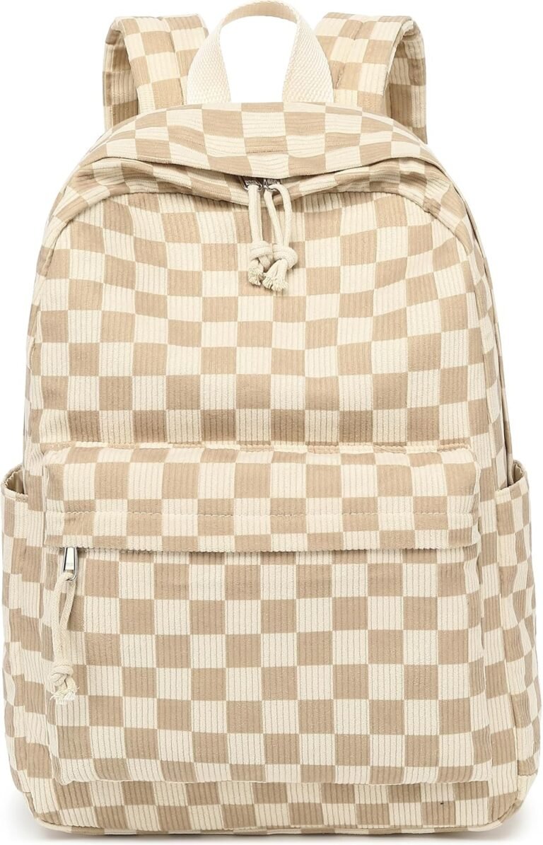 Bluboon Backpack for School Girls Backpack Cute Corduroy Bookbag Kids Backpack Laptop Backpack Gifts for Women