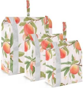 Pack in Style with Watercolor Peaches Cubes