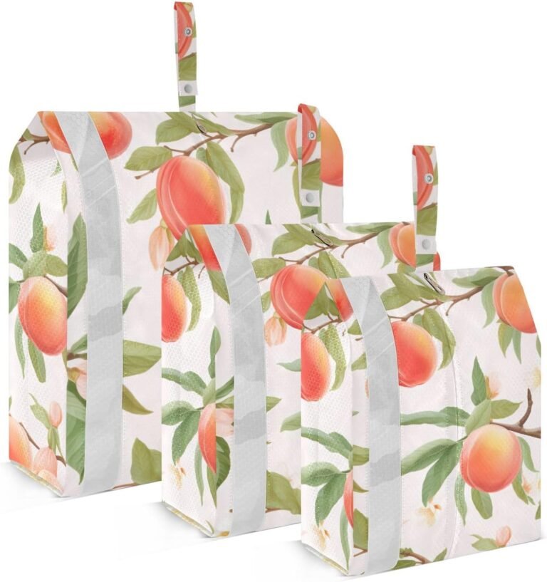 Pack in Style with Watercolor Peaches Cubes
