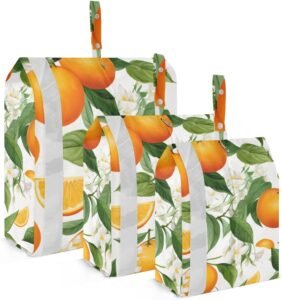 Watercolor Orange Flowers Packing Cubes Review