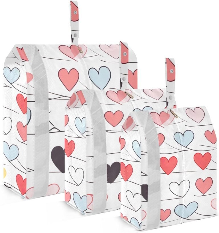 Heart Red Packing Cubes: Efficient Travel Organizers
