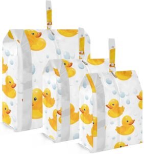 Yellow Packing Cubes for Travel 3 Set Lightweight Luggage Organizers