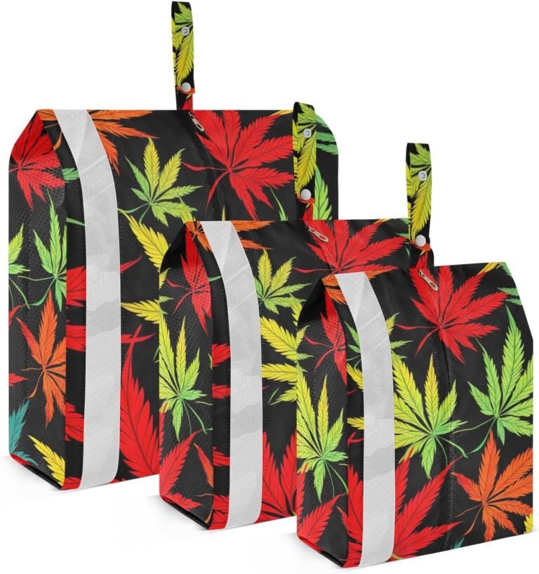 Red Black Maple Leaves Packing Cubes for Suitcases Review – Efficient Travel Organization