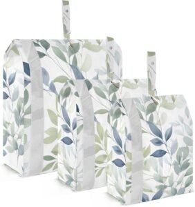 Watercolor Leaves Branches Packing Cubes Review – Efficient Travel Organization